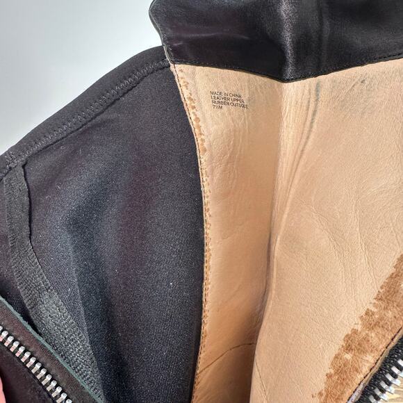 Michael Kors MK Over The Knee Bromley Riding Boots 7.5 Stretch Leather Elevated - Picture 14 of 15